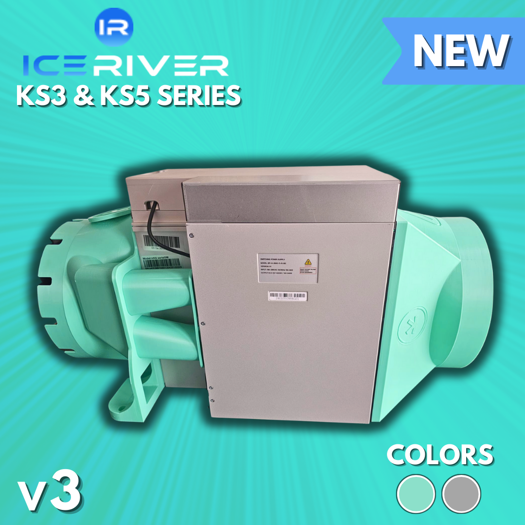 IceRiver KS3L/KS3M/KS5L/KS5M/AL3 Wall-Mount Shroud Kit (8" Intake + Exhaust) v3.1