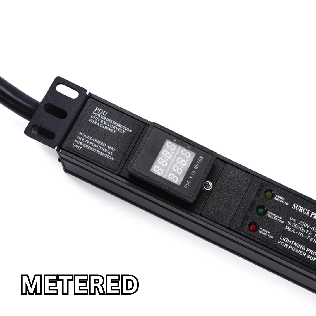 Nakamoto Mining NMPDU01 Metered Crypto PDU, 32A, 1U, 240V, 8,000W, L6-30 Plug