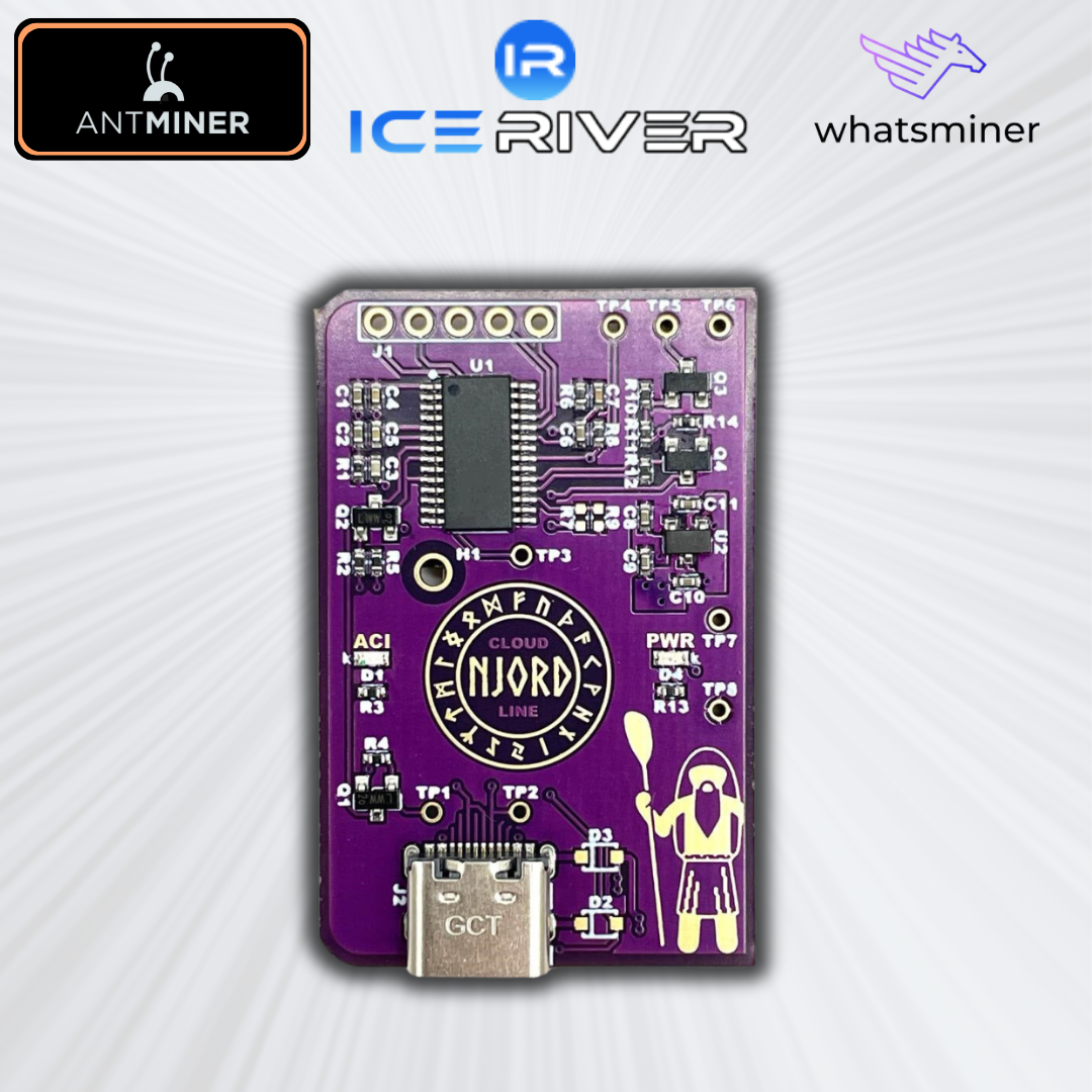 Njord Board — ASIC Spoofer with Automated Fan Control