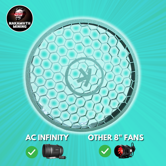 KASPA Fan Guard for 8" Inline Duct Fans