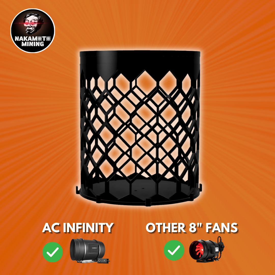 FILTER FOR 8" INLINE DUCT FANS