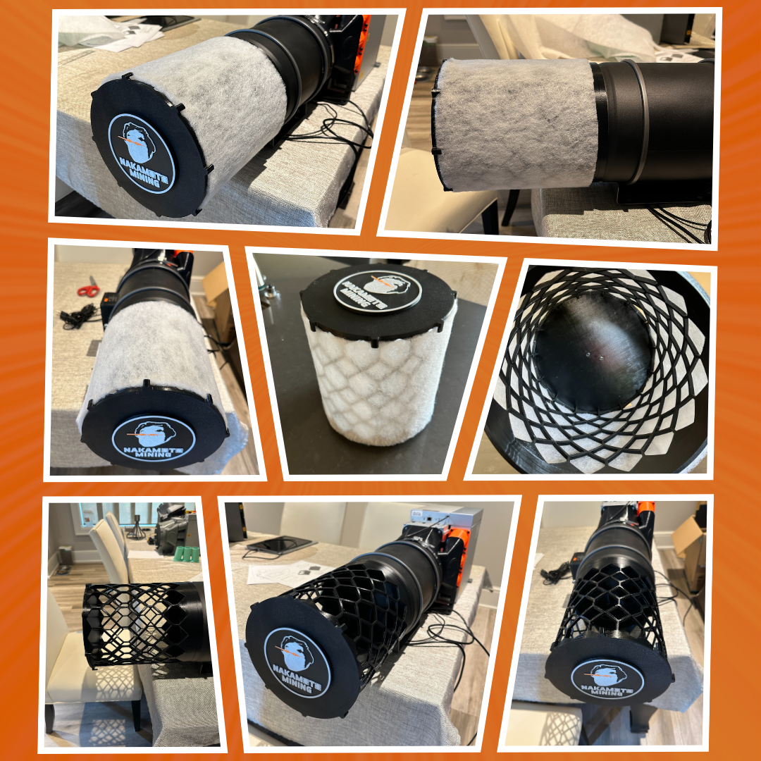 FILTER FOR 8" INLINE DUCT FANS