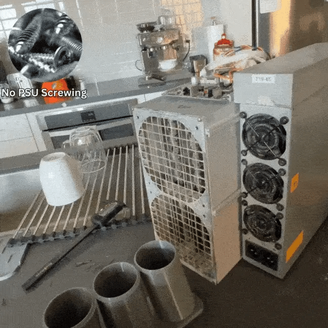 Antminer 10 Inch Overclock Kit (Intake + Exhaust Shrouds) for S21 S19 v2