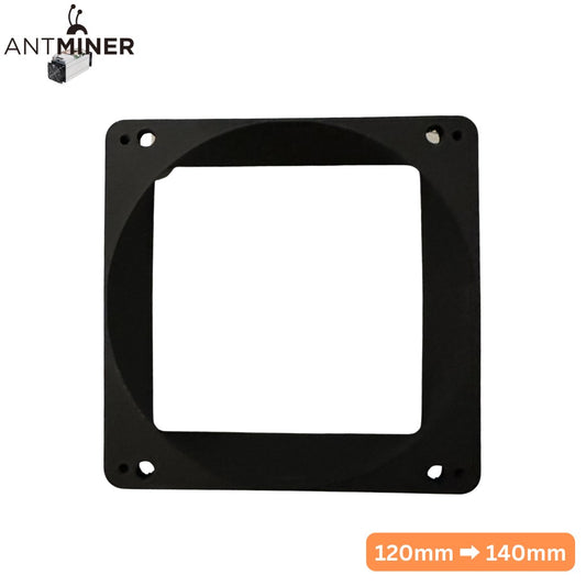 Antminer S9 — 120mm to 140mm Fan Adapter - Nakamoto Mining LTD.