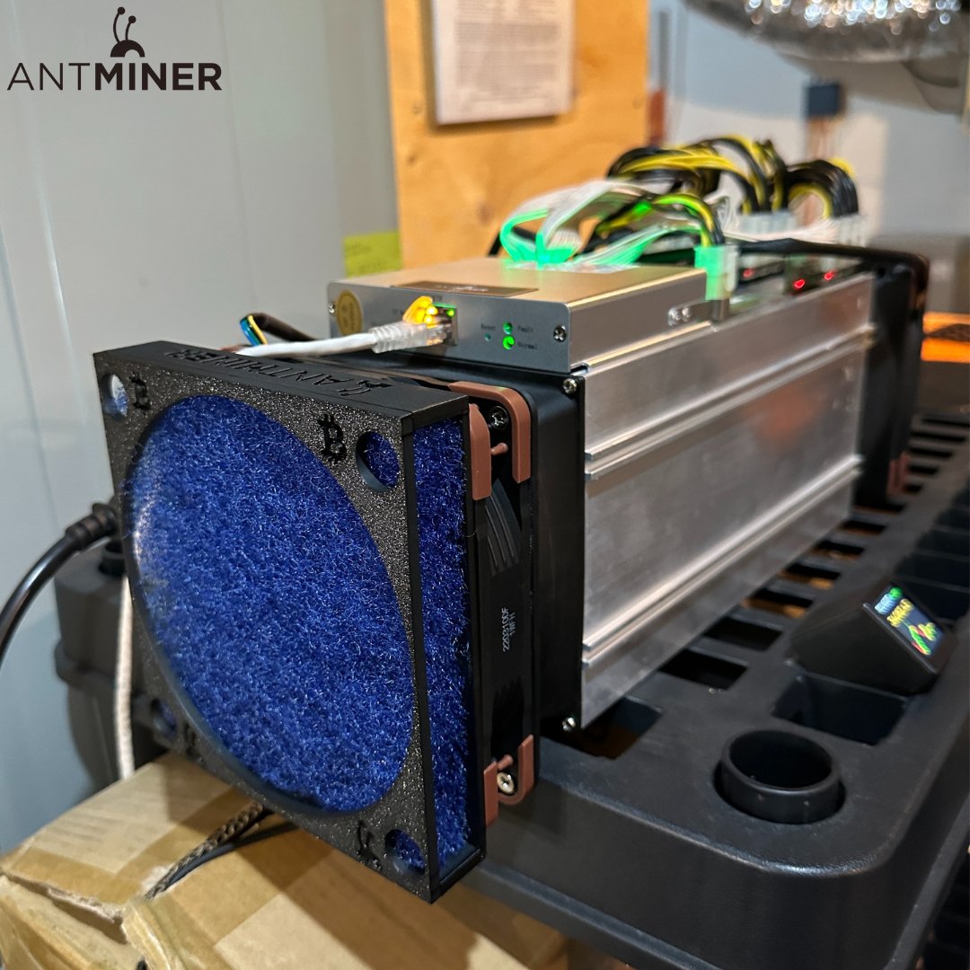 ANTMINER S9 AIR INTAKE FILTER SHROUD (140mm) - Nakamoto Mining LTD.
