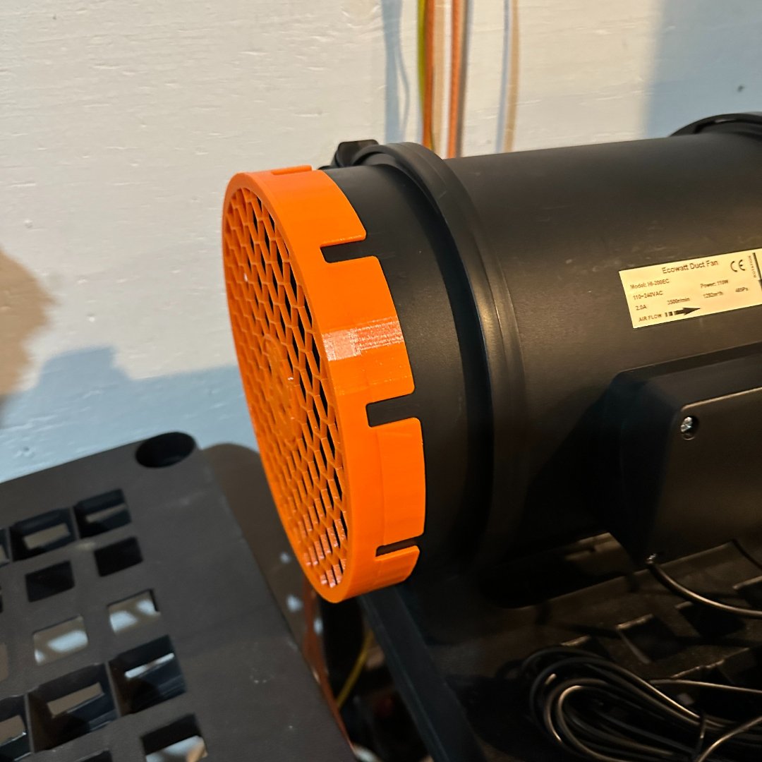 BTC Fan Guard for 6", 8" or 10" Inline Duct Fans