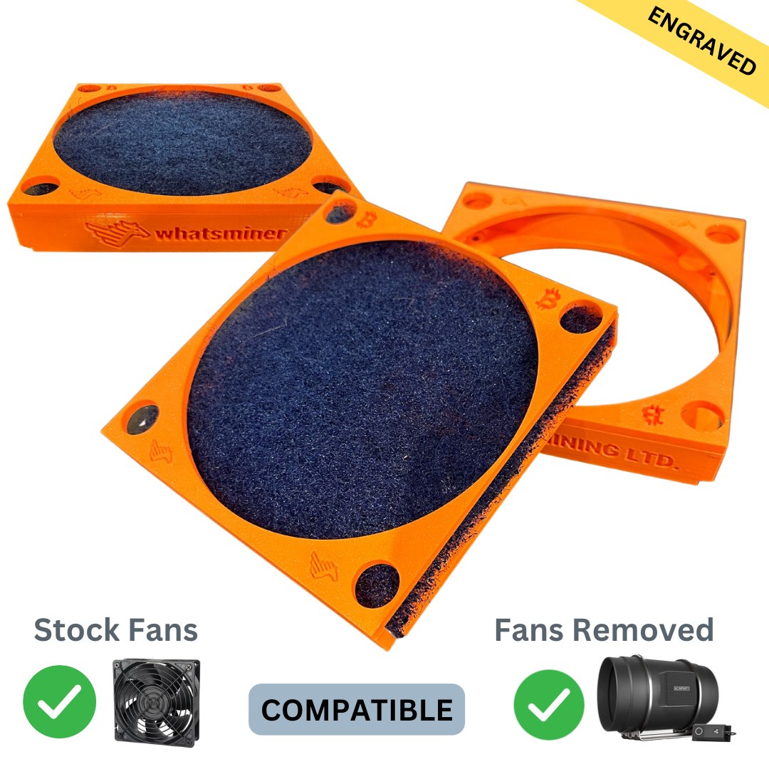 WHATSMINER AIR INTAKE FILTER SHROUD