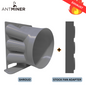 ANTMINER 8" Wall-Mount EXHAUST Shroud