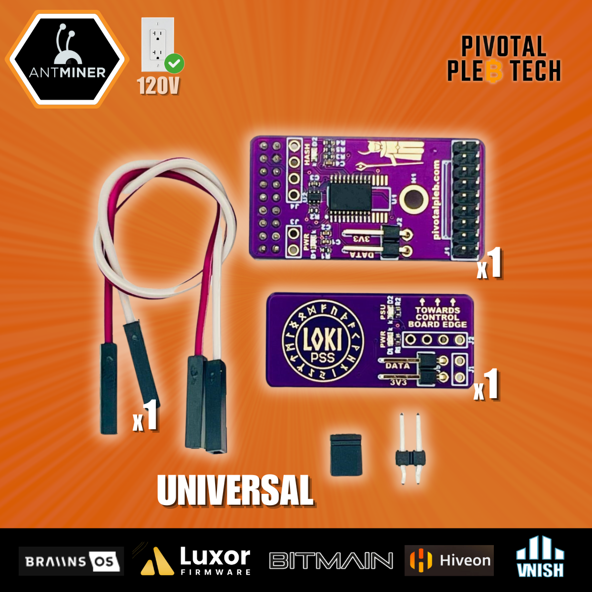 Loki Kit 120v Conversion Mod – Nakamoto Mining LTD.