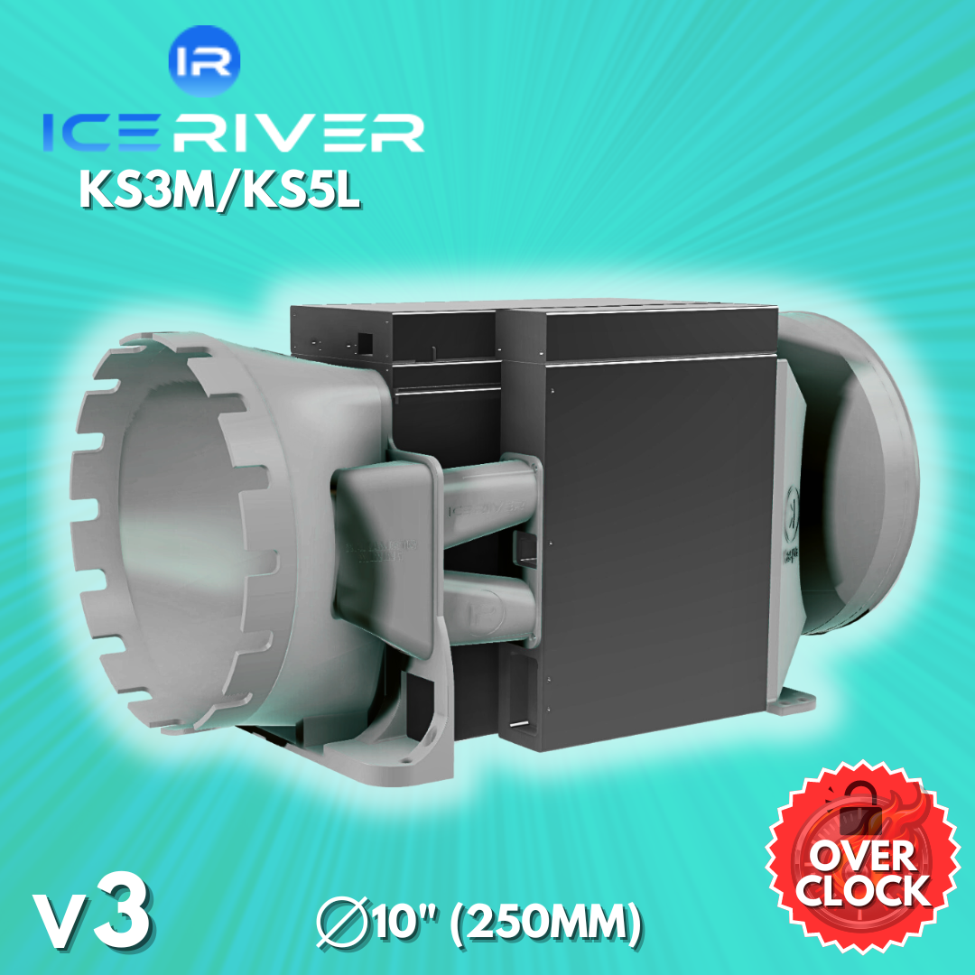 IceRiver KS3L/KS3M/KS5L/KS5M Wall-Mount Shroud Kit (10" Intake + Exhaust) v3