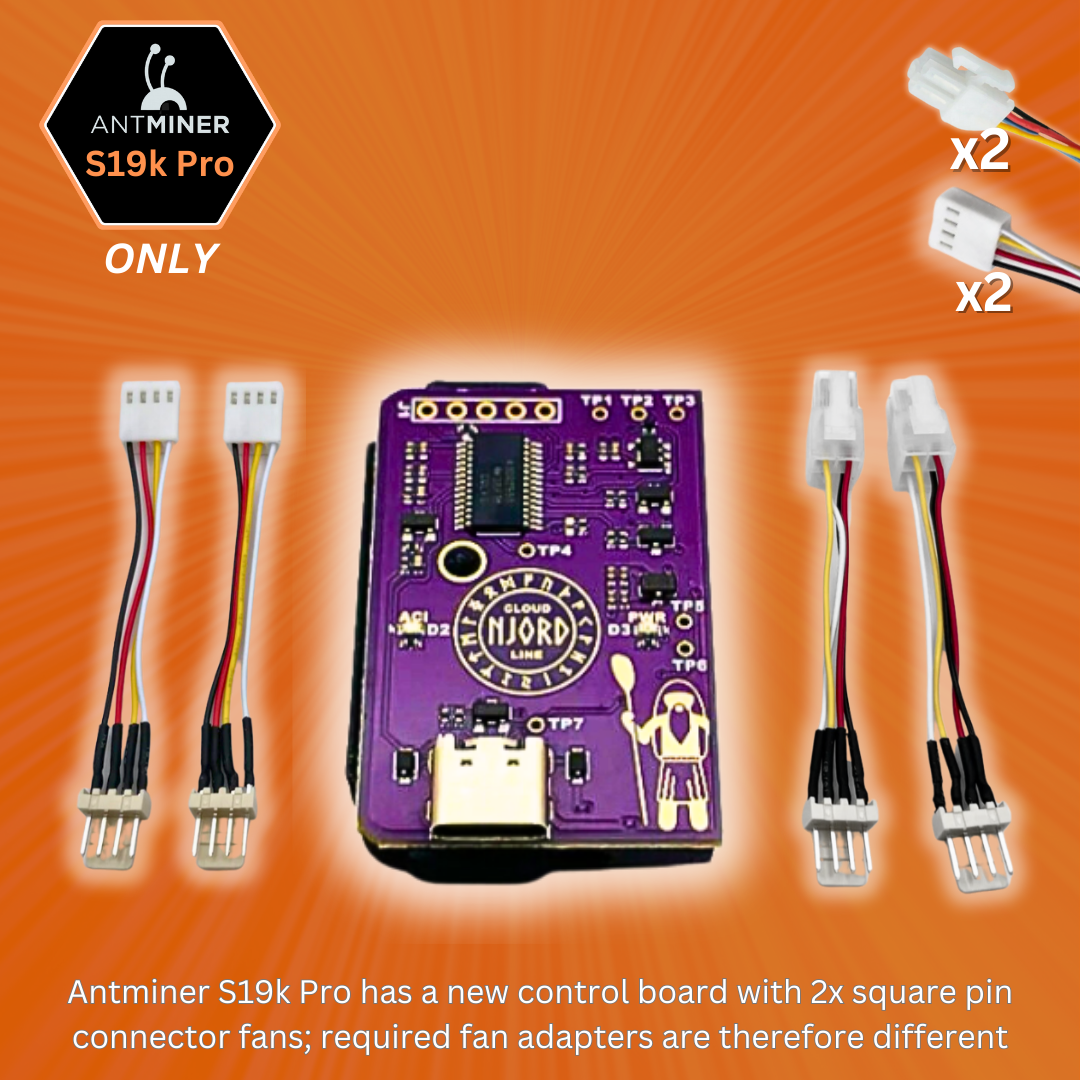 Njord Board — ASIC Spoofer with Automated Fan Control