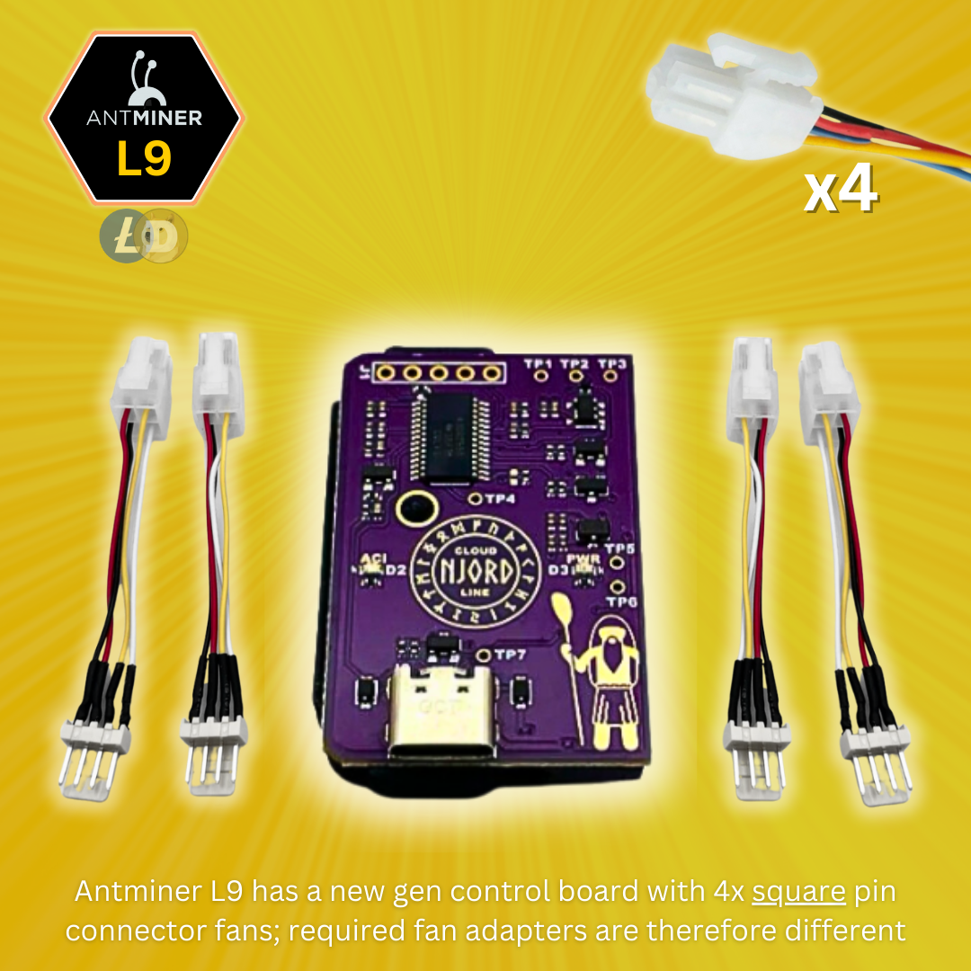 Njord Board — ASIC Spoofer with Automated Fan Control