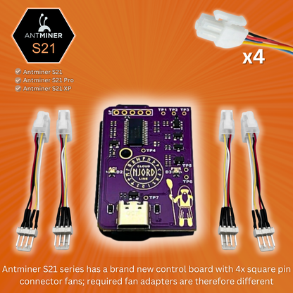 Njord Board — ASIC Spoofer with Automated Fan Control