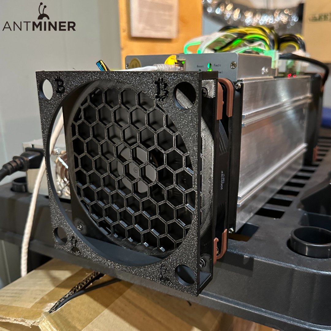 ANTMINER S9 AIR INTAKE FILTER SHROUD (140mm) - Nakamoto Mining LTD.