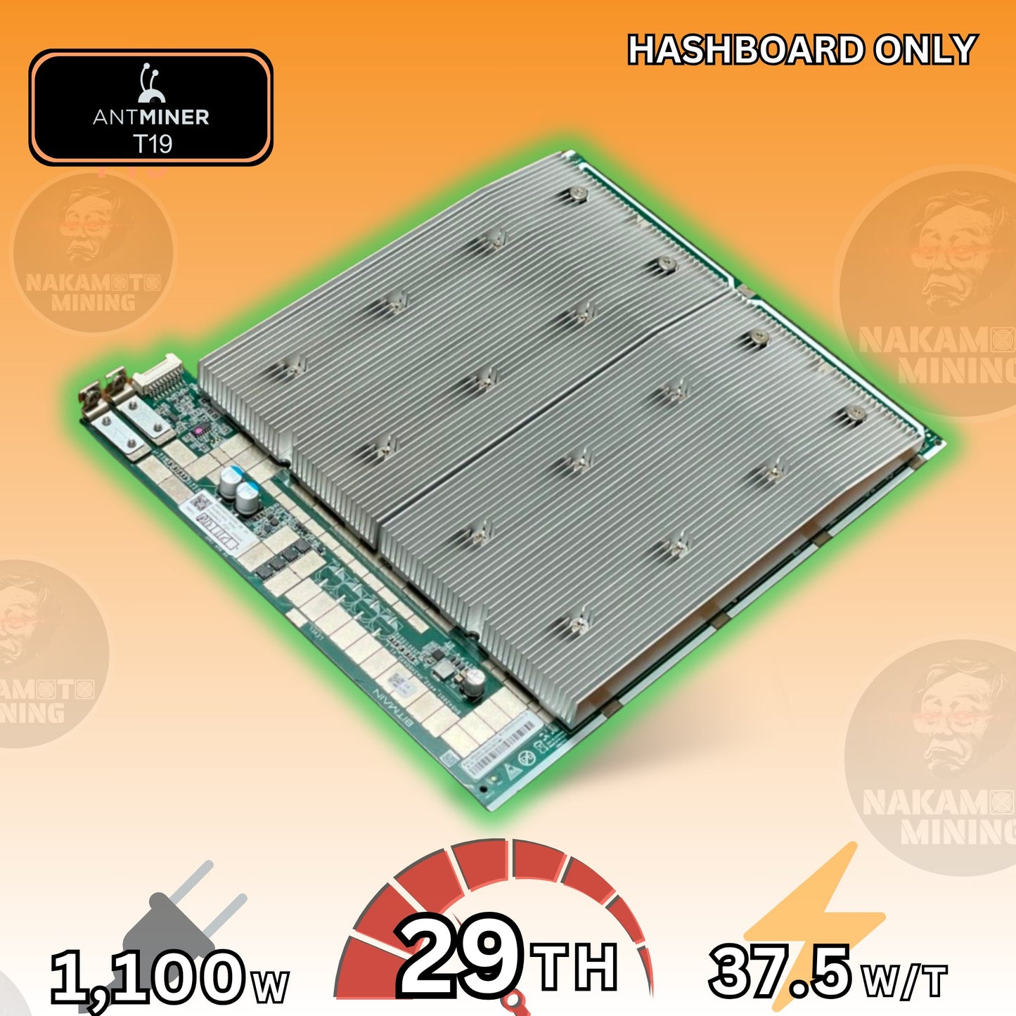 ANTMINER T19 (88TH) — Single Hashboard Only - Nakamoto Mining LTD.
