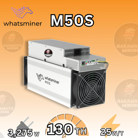 MicroBT Whatsminer M50S (130TH) - Nakamoto Mining LTD.