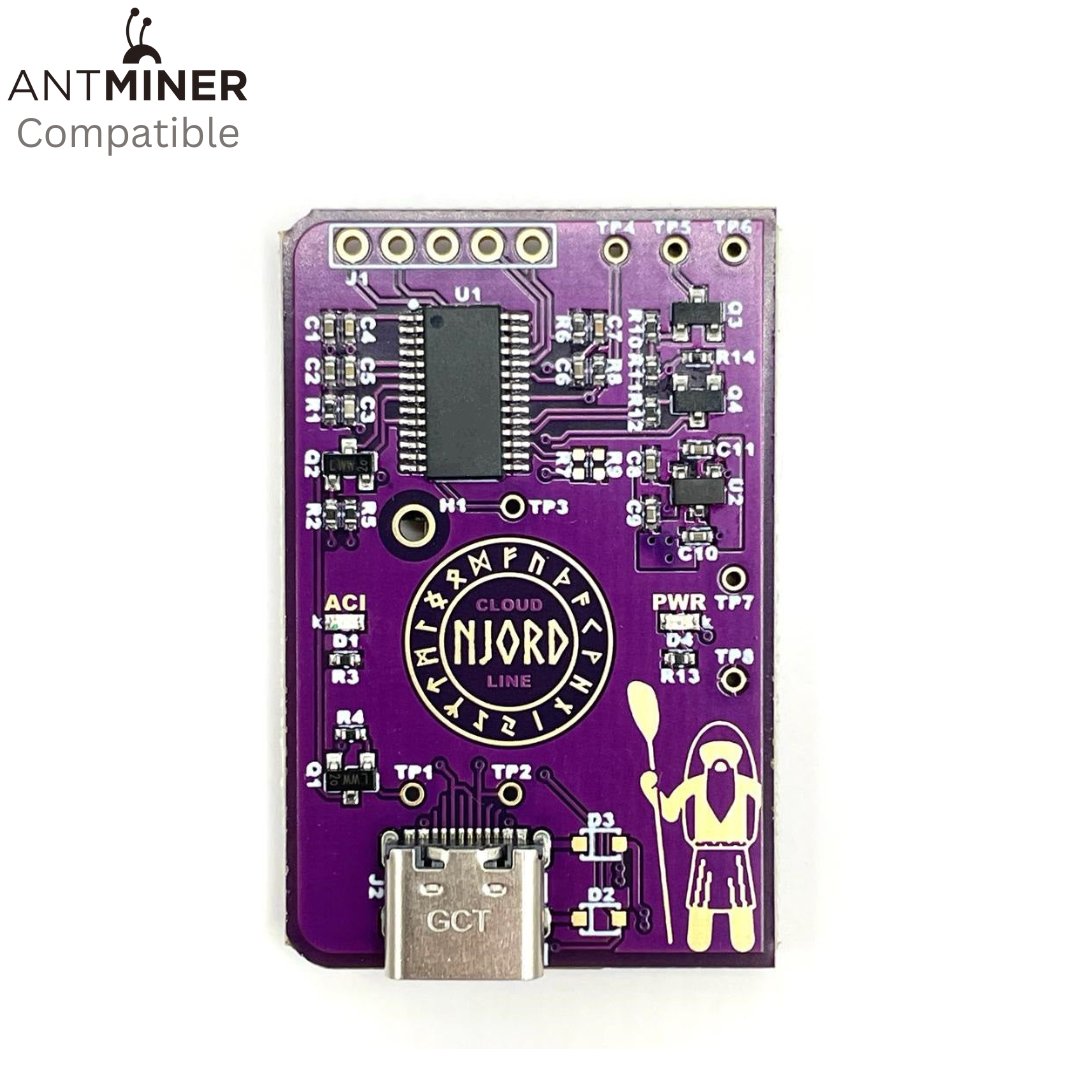 Njord Board — ASIC Spoofer with Automated Fan Control